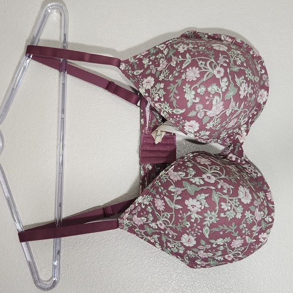 Lucky Brand Other - Lucky Brand Floral Mauve Bra 42D